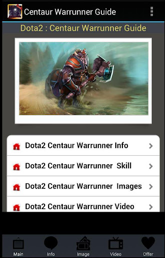 【免費媒體與影片App】Centaur Warrunner Guide-APP點子