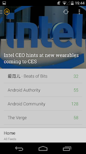 Amber RSS Reader - screenshot thumbnail