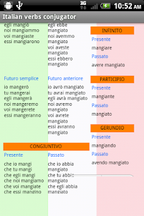 verbs italian conjugator conjugation
