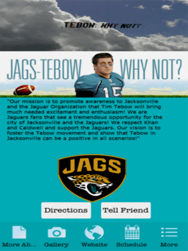 【免費運動App】Jags-Tebow-APP點子