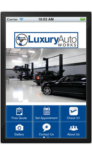 Luxury Auto Works Mobile App