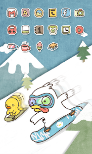 Duck ski icon theme Screenshots 3