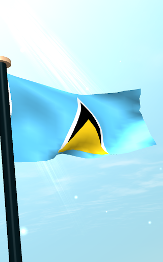 免費下載個人化APP|Saint Lucia Flag 3D Free app開箱文|APP開箱王