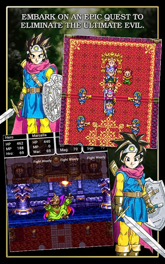   DRAGON QUEST III: captura de tela 