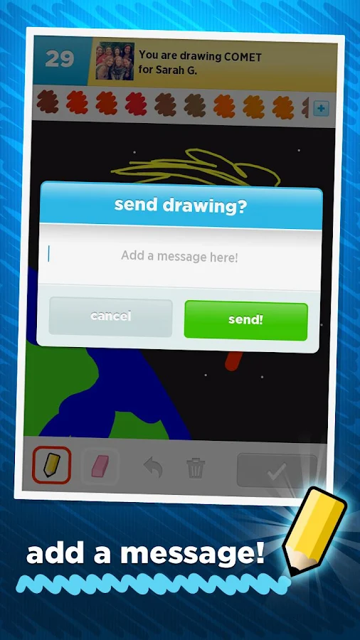 Draw Something por OMGPOP - Screenshot