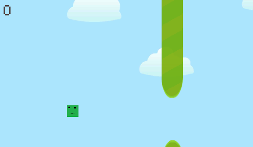 Pathetic Flappy Cube