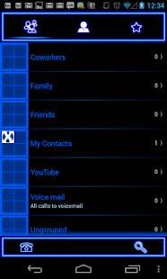 免費下載個人化APP|ExDialer Theme Blue Neon app開箱文|APP開箱王