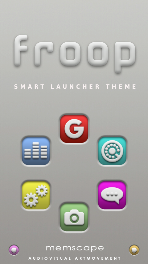 Android application Smart Launcher Theme FROOP screenshort