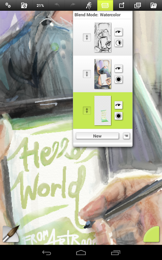   ArtRage: Draw, Paint, Create- tangkapan layar 