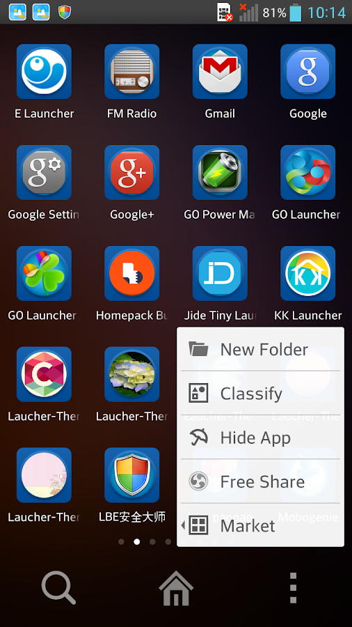 CLauncher - screenshot