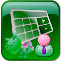 Saving calculator Free logo