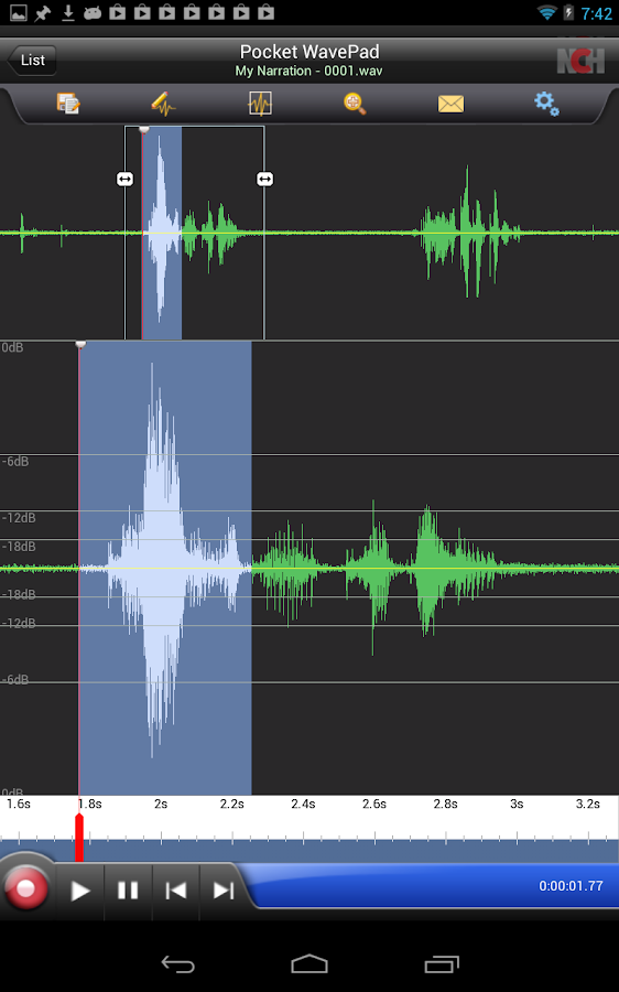 WavePad Master's Edition - screenshot