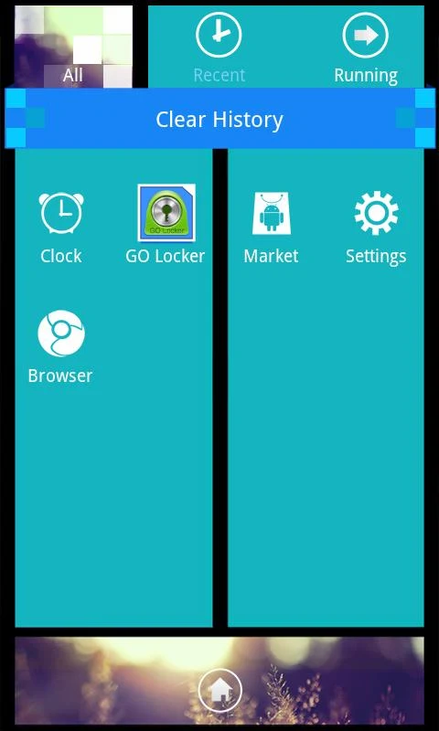 WP7blue Tema GO Launcher EX - screenshot