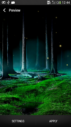 Fireflies Live Wallpaper