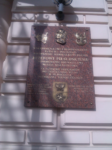Tablica Poświęcona Józefowi Piłsudskiemu