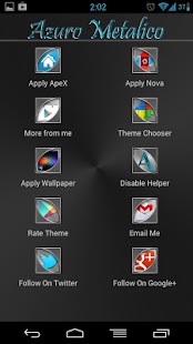 How to install Azuro Metalico Launcher Theme 1.1 unlimited apk for android