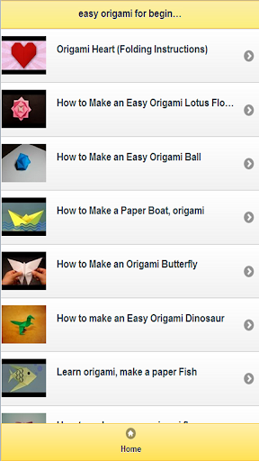 Easy Origami