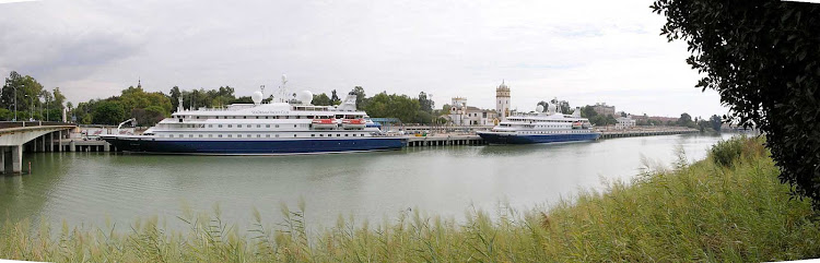 SeaDream ships are slim enough to sneak up Rio Guadalquivir and call on Seville in southwestern Spain and its stunning Moorish architecture.