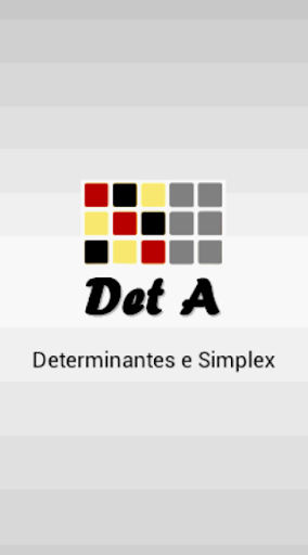 Determinantes e Simplex