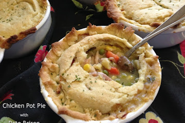 Chicken Pot Pie with Pate Brisee