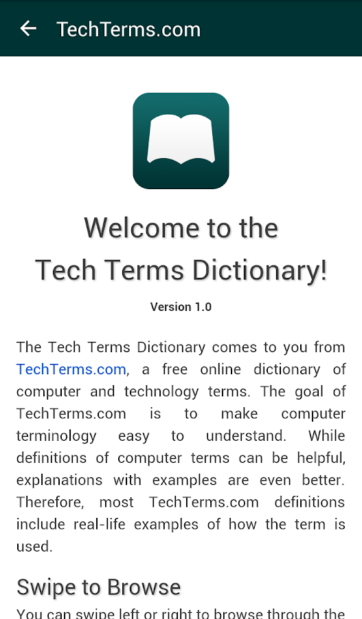 Tech Terms Computer Dictionary - Android Apps on Google Play