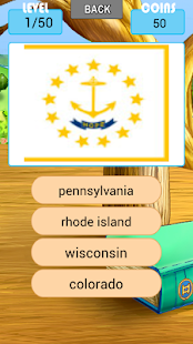 US state flag quiz Screenshots 1