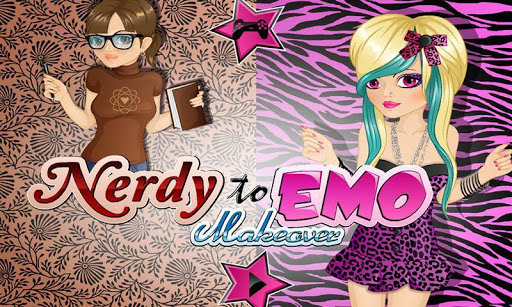 Nerdy to Emo Makeover Spa