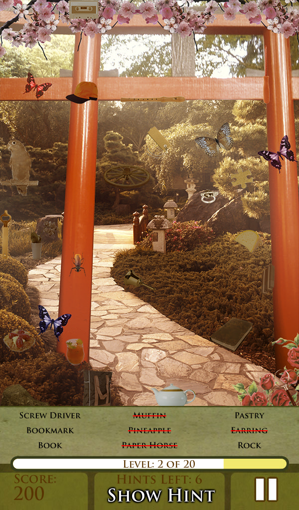 Sakura Garden Screen 2