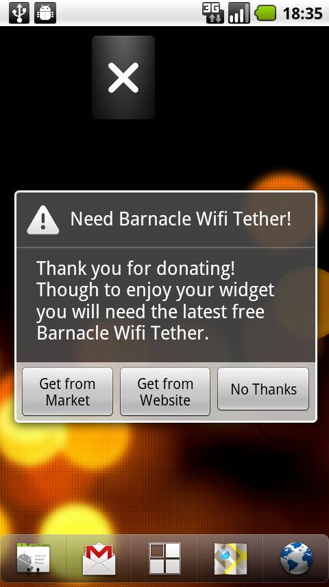 Barnacle Wifi Widget Screen 2