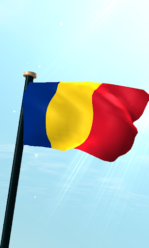 Romania Flag 3D Live Wallpaper