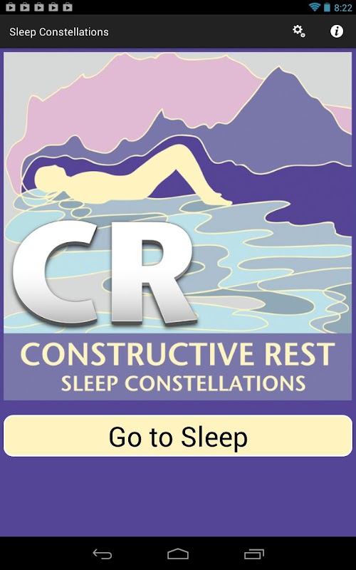 Android application Sleep Constellations screenshort