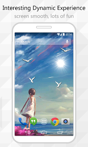 【免費個人化App】Blue Hope Live Wallpaper-APP點子