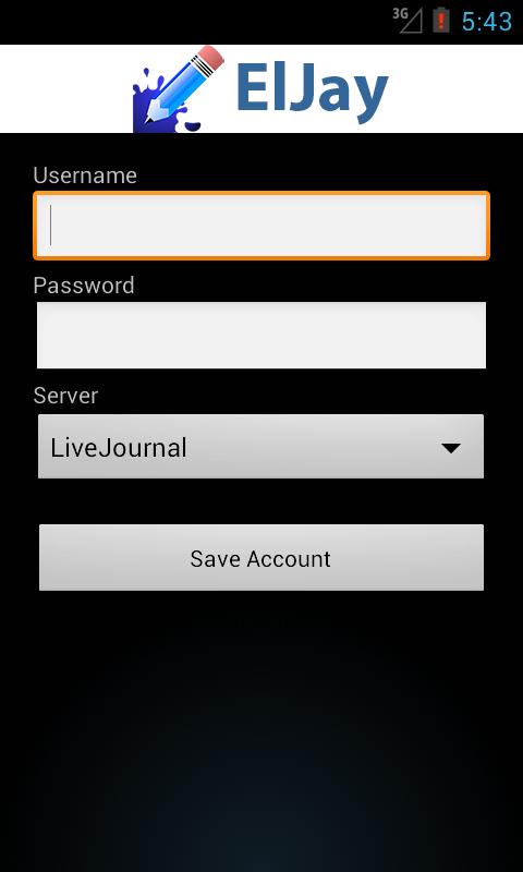 ElJay LiveJournal + More Screen 1