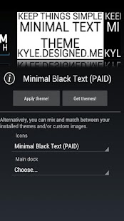 How to download Minimal Black Text THEME PAID 1.0.2 apk for laptop