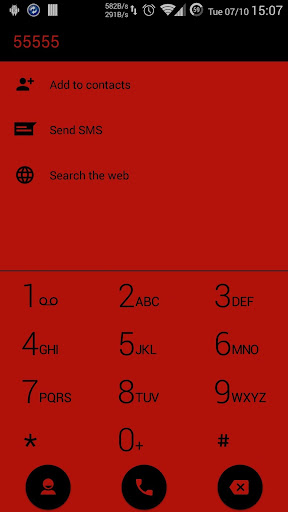 【免費個人化App】Dialer theme Flat Red-APP點子