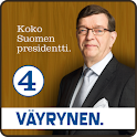 Paavo Väyrynen-Presidenttipeli logo