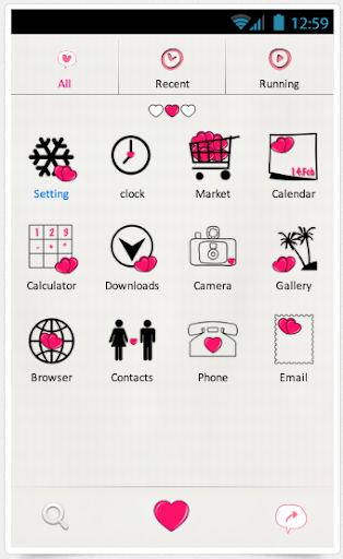 【免費個人化App】Valentine's day Go launcher-APP點子