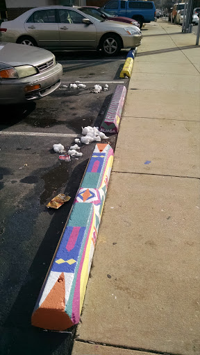 Painted Parking Stops