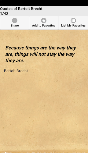 Quotes of Bertolt Brecht