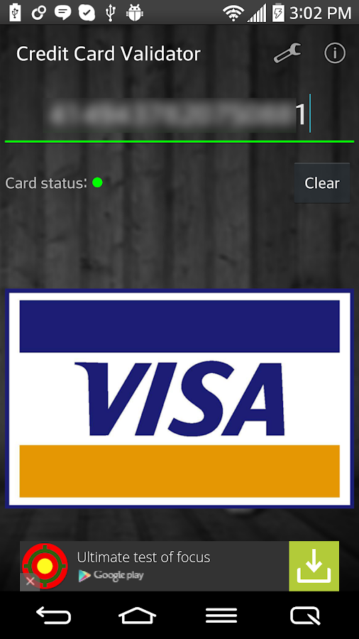 Credit Card Validator - Android Apps on Google Play