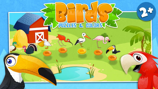 Birds - Kids Coloring Puzzle