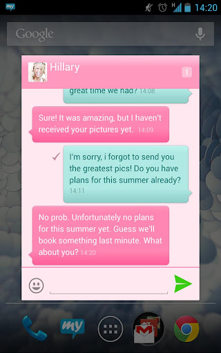 免費下載個人化APP|mysms - Pink Theme app開箱文|APP開箱王