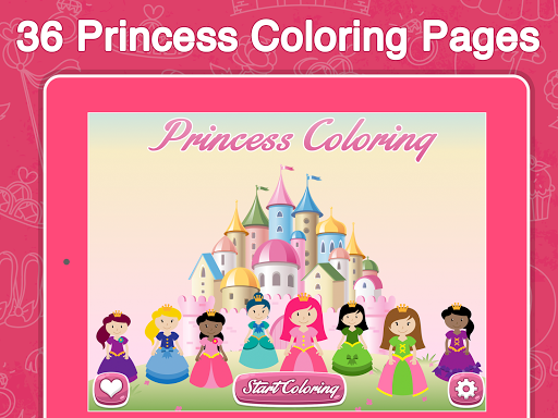 【免費休閒App】Princess Coloring Book Frozen-APP點子