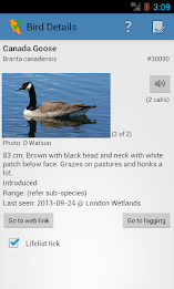UK/WP Birding Checklist (demo) poster 2