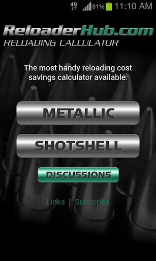 Reloading Calculator