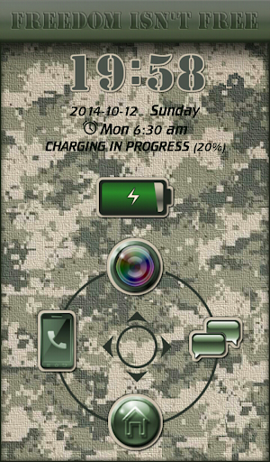 Digital Camo Go Locker theme