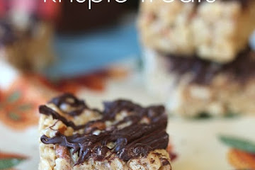 Peanut Butter Pretzel Krispie Treats
