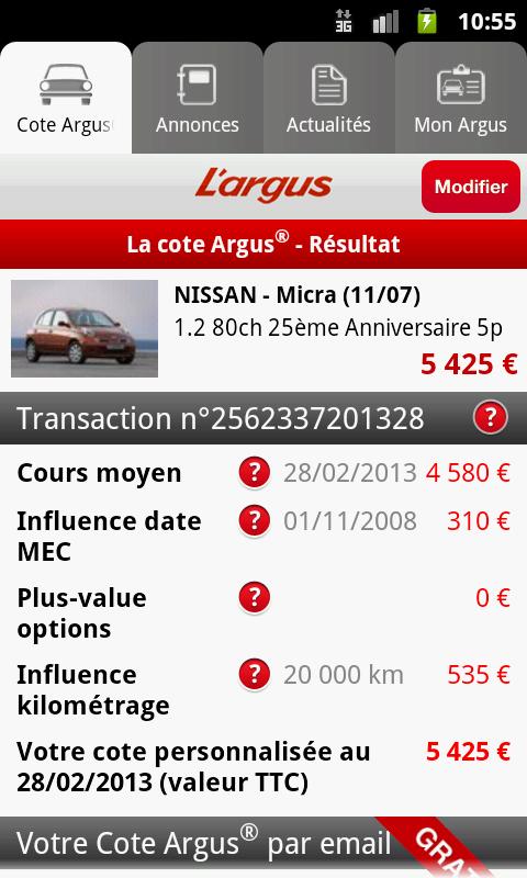L’argus Screen 2