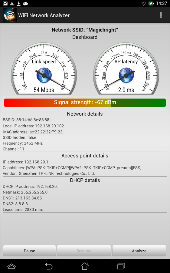 Wifi analyzer как пользоваться