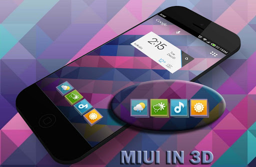 MIUI 3D ICONS APEX NOVA ADW